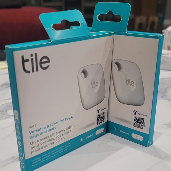 2 [2-PACK] TILE MATE (WHITE) BLUETOOTH ITEM TRACKER FINDER - [RE-40001] - Picture 3 of 4